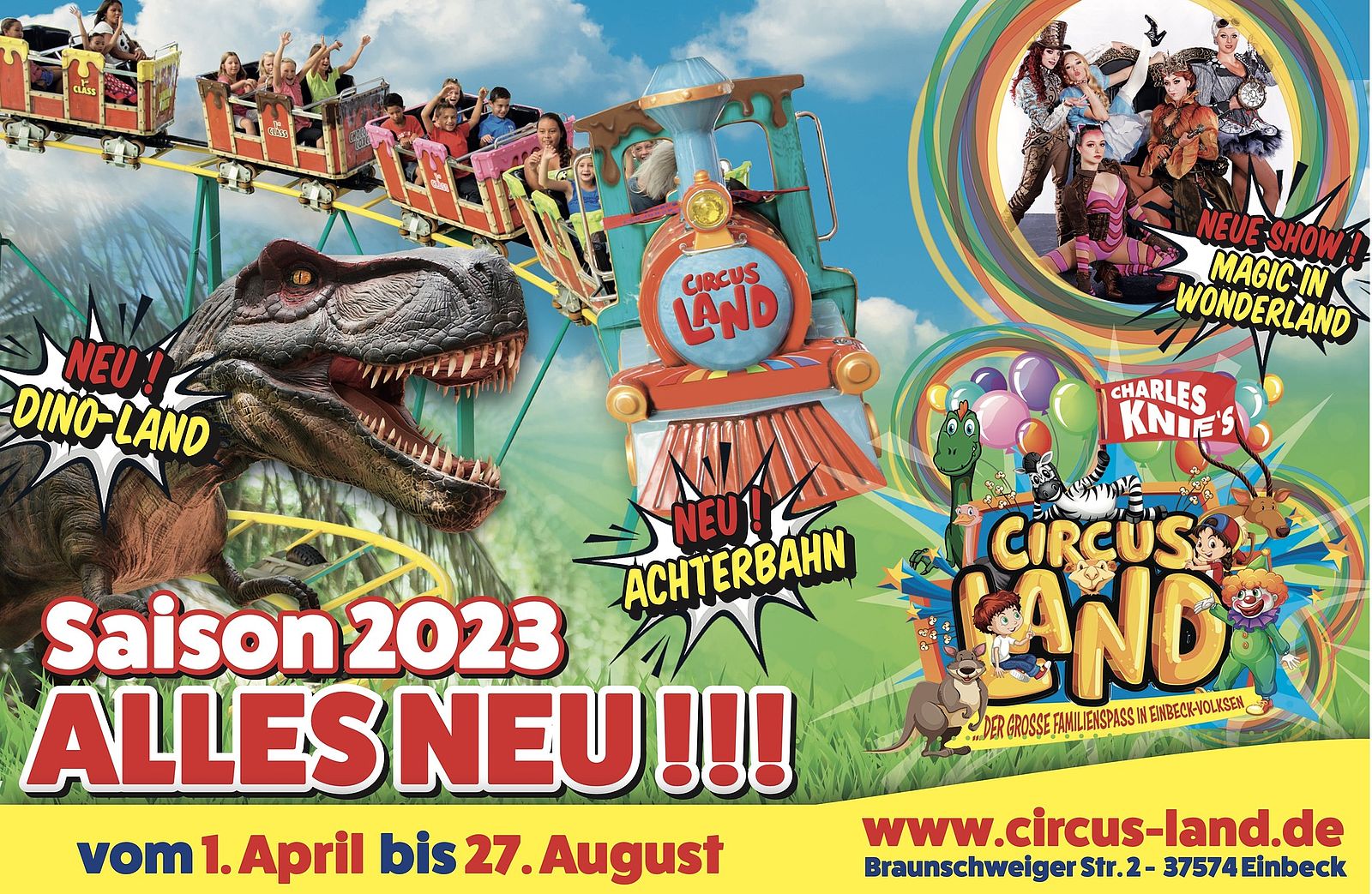 Circus Land Saison 2023 JUP Einbeck